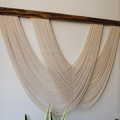 Tapiz Entrelazado Crudo - Sakal Macramé