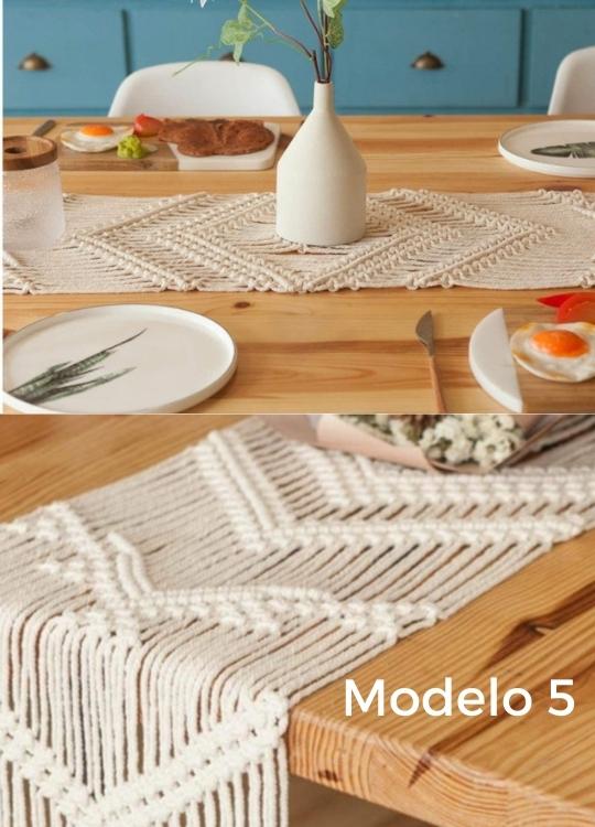 Caminos de mesa - Sakal Macramé