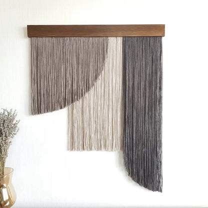 Tapiz Montañas tricolor - Sakal Macramé